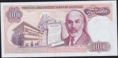 7.Emisyon 2.Tertip 100 Lira D09 955706 Çilaltı