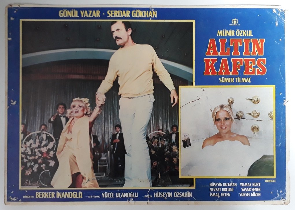 GÖNÜL YAZAR - SERDAR GÖKHAN - ALTIN KAFES - LOBİ KARTI 4 HALİYLE
