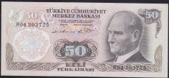 6.EMİSYON 1.TERTİP 50 LİRA H04 303725 ÇİLALTI