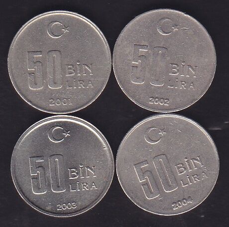 2001-02-03-04 Yılı 50 Bin Lira
