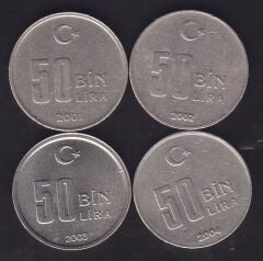 2001-02-03-04 Yılı 50 Bin Lira