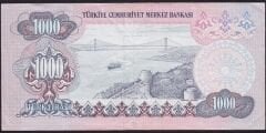 6.Emisyon 2.Tertip 1000 Lira D70 664079 Çok Temiz+