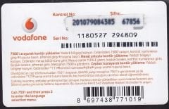 Vodafone Hazır Kart 100 Kontör