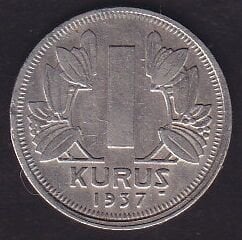 1937 Yılı 1 Kuruş