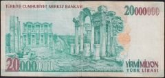 7.Emisyon 20 000 000 Lira A69 573385 Çok Temiz