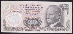 6.EMİSYON 2.TERTİP 50 LİRA I54 353363 ÇİL