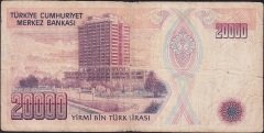7.Emisyon 1.Tertip 20000 Lira C46 414345 Temiz