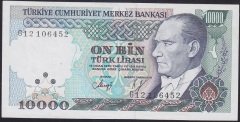 7.EMİSYON 3.TERTİP 10000 LİRA G12 106452 ÇİLALTI