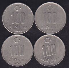 2001-02-03-04 Yılı 100 Bin Lira