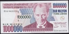 7.Emisyon 3.Tertip 1 000 000 Lira O59 965359 Çil