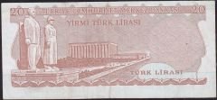 6.Emisyon 4.Tertip 20 Lira I38 122903 Çok Temiz