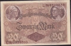 Almanya 20 Mark 1914 Çilaltı Çil 7 Rakamlı 1334033
