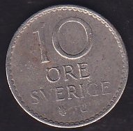 İsveç 10 Öre 1969