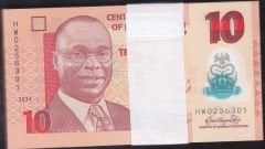 Nijerya 10 Naira 2024 Deste (100 Adet) Çil Polimer