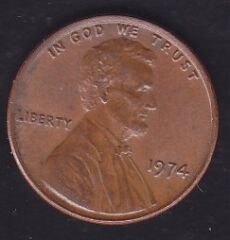Amerika 1 Cent 1974