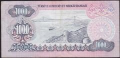 6.Emisyon 2.Tertip 1000 Lira D64 238039 Çok Temiz+
