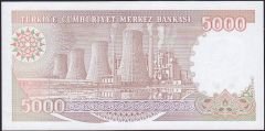 7.Emisyon 4.Tertip 5000 Lira I16 237757 Çilaltı Çil
