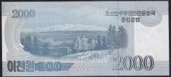 Kuzey Kore 2000 Won 2013 Çil Pick CS16 Hatıra