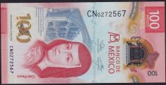 Meksika 100 Pesos 2022 Çil Polimer