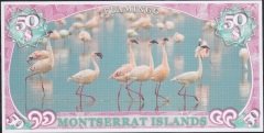 Monsterrat Island 50 Dolar Çil  Kraliçe Fantazi Para