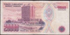 7.Emisyon 1.Tertip 20000 Lira C39 559018 Temiz