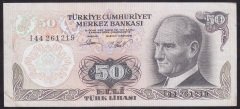 6.EMİSYON 2.TERTİP 50 LİRA I44 261219 ÇOK ÇOK TEMİZ *