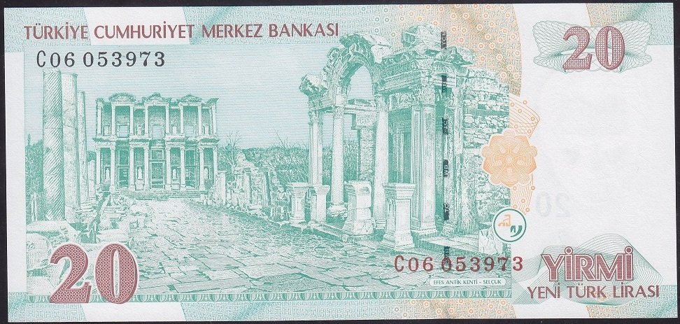 8.EMİSYON 20 YTL C06 053973 ÇİL