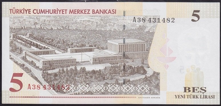 8.EMİSYON 5 YTL A38 431482 ÇİL