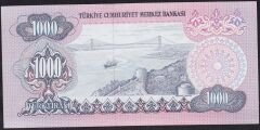 6.Emisyon 2.Tertip 1000 Lira D61 809826 Çilaltı