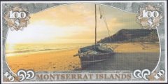 Monsterrat Island 100 Dolar Çil  Kraliçe Fantazi Para