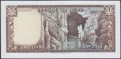 Lübnan 1 Livre 1980 Çil Pick 61c