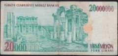 7.Emisyon 20 000 000 Lira A60 444290 Temiz