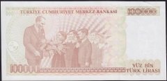 7.Emisyon 3.Tertip 100000 Lira J19 703586 Çilaltı Çil