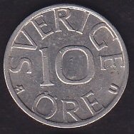İsveç 10 Öre 1980