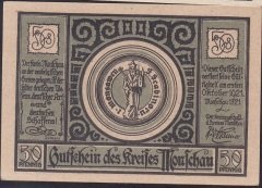 ALMANYA 50 PFENNİNG 1921 ÇİL