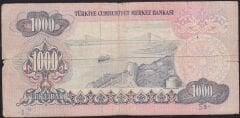 6.Emisyon 2.Tertip 1000 Lira D58 162154 Haliyle