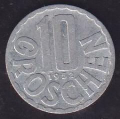 Avusturya 10 Groschen 1952