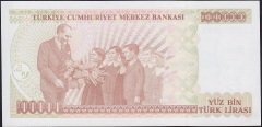 7.Emisyon 3.Tertip 100000 Lira J16 633399 Çilaltı Çil