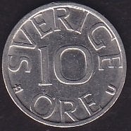 İsveç 10 Öre 1984