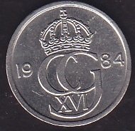 İsveç 10 Öre 1984