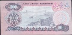 6.Emisyon 3.Tertip 1000 Lira F38 294333 Çok Temiz+