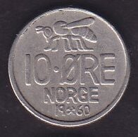 Norveç 10 Öre 1960