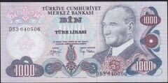 6.Emisyon 2.Tertip 1000 Lira D53 640506 Çok Çok Temiz+