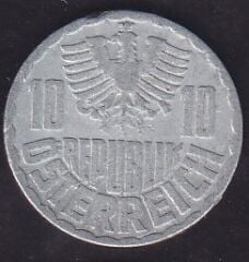 Avusturya 10 Groschen 1955