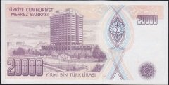 7.EMİSYON 2.TERTİP 20000 LİRA G44 654421 ÇÇT