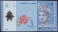 Malezya 1 Ringgit 2011 Çil Polymer Pick 51a