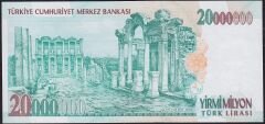 7.Emisyon 20 000 000 Lira A56 289937 Çilaltı Çil