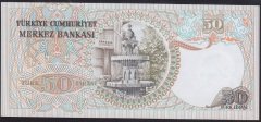 6.EMİSYON 1.TERTİP 50 LİRA G51 268566 ÇİLALTI ÇİL