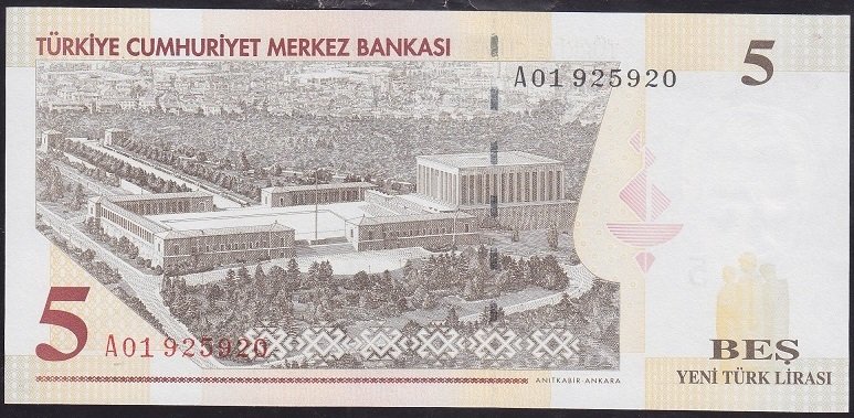 8.EMİSYON 5 YTL A01 925920 ÇİL
