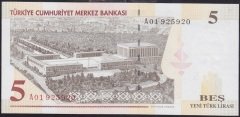 8.EMİSYON 5 YTL A01 925920 ÇİL